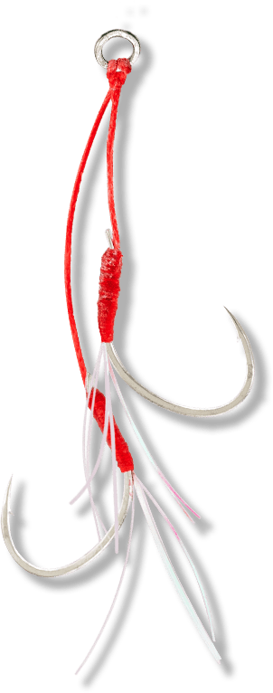 ティンセル付き段差アシストフック